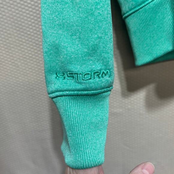 Under Armour Women's "Storm" ColdGear Green Athletic Hoodie (Large) - Picture 3 of 8